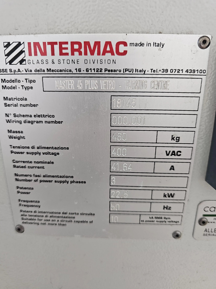 1 Stk. CNC Bearbeitungszentrum (Intermac) - Tööpink: pilt 5 1 Stk. CNC Bearbeitungszentrum (Intermac) - Tööpink: pilt 5