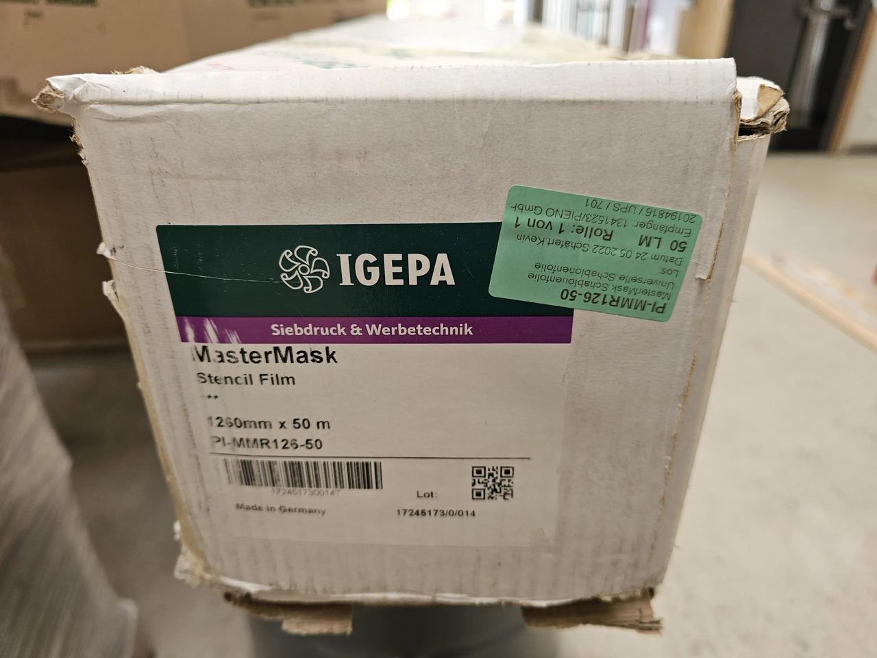 1 Stk. Maskierfolie (Igepa) - Tööriist/ Seadmed: pilt 1 1 Stk. Maskierfolie (Igepa) - Tööriist/ Seadmed: pilt 1