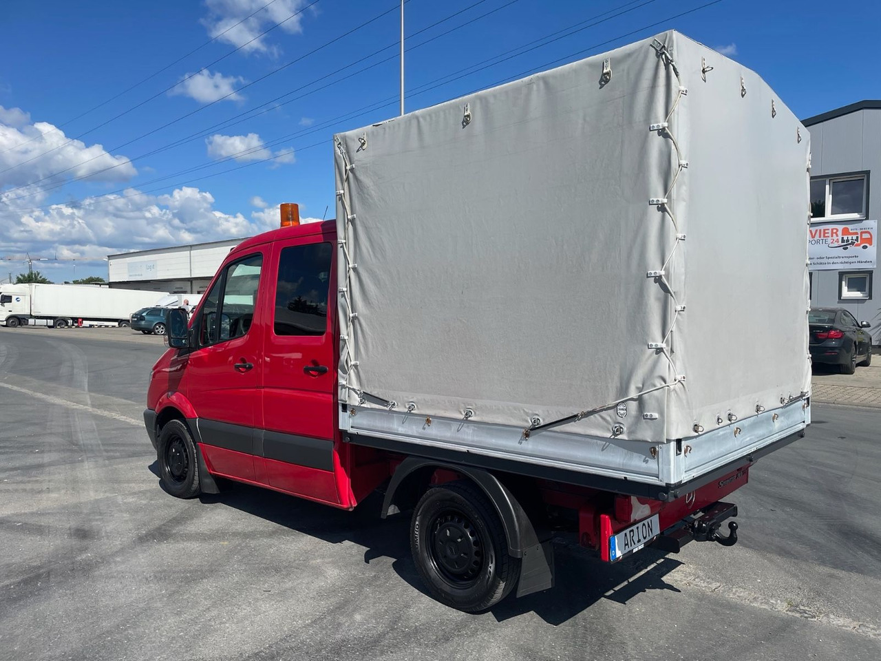 Mercedes-Benz Sprinter II 213 CDI Pritsche/DOKA/EU4/TÜV-05/27 - Tent tarbesõiduk, Meeskonnaauto: pilt 4 Mercedes-Benz Sprinter II 213 CDI Pritsche/DOKA/EU4/TÜV-05/27 - Tent tarbesõiduk, Meeskonnaauto: pilt 4