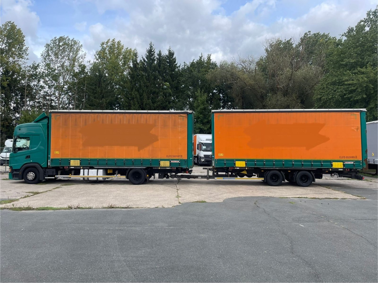 Scania G450 Pritsche+Plane/ANHÄNGER/KOTSCHENREUTHER - Tent veoauto: pilt 5 Scania G450 Pritsche+Plane/ANHÄNGER/KOTSCHENREUTHER - Tent veoauto: pilt 5