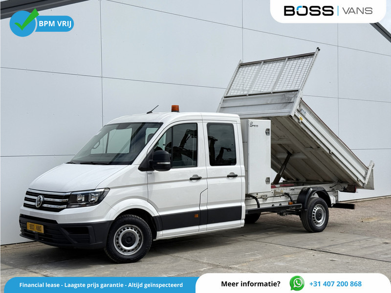 Volkswagen Crafter 2.0 TDI 140PK Dubbele Cabine Kipper Airco Cruise Control Trekhaak Carplay Benne Tipper - Tarbesõiduk kallur, Meeskonnaauto: pilt 1 Volkswagen Crafter 2.0 TDI 140PK Dubbele Cabine Kipper Airco Cruise Control Trekhaak Carplay Benne Tipper - Tarbesõiduk kallur, Meeskonnaauto: pilt 1