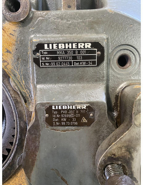 Liebherr MKA 350 B001 PVG350 B381 - Sidur ja varuosad: pilt 2 Liebherr MKA 350 B001 PVG350 B381 - Sidur ja varuosad: pilt 2