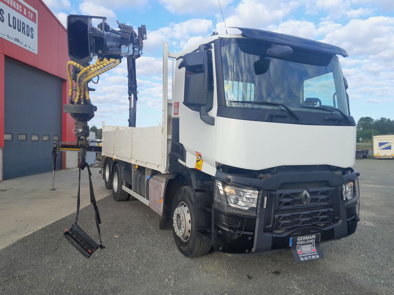 Renault C380 6x2 DTI11 6x2 Standard platform Truck - Madelveok/ Platvormveok, Kraanaga veoauto: pilt 2 Renault C380 6x2 DTI11 6x2 Standard platform Truck - Madelveok/ Platvormveok, Kraanaga veoauto: pilt 2