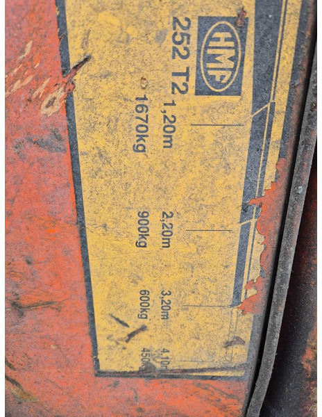 HMF 252-T2 with 2 hydraulic extensions - Kraana-manipulaator: pilt 4 HMF 252-T2 with 2 hydraulic extensions - Kraana-manipulaator: pilt 4