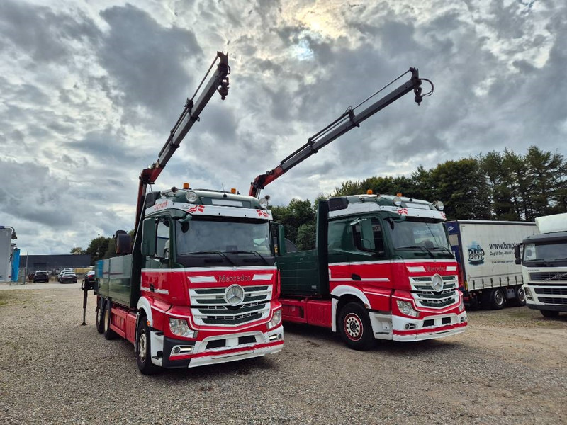 Mercedes-Benz Actros 2551/6x2 // Palfinger 16002 B // 2 x trucks - Kraanaga veoauto: pilt 2 Mercedes-Benz Actros 2551/6x2 // Palfinger 16002 B // 2 x trucks - Kraanaga veoauto: pilt 2