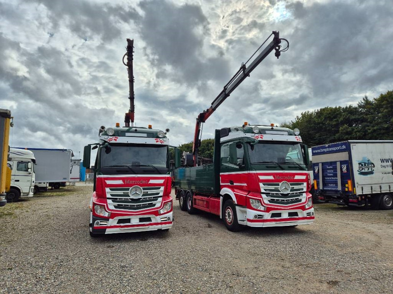 Mercedes-Benz Actros 2551/6x2 // Palfinger 16002 B // 2 x trucks - Kraanaga veoauto: pilt 2 Mercedes-Benz Actros 2551/6x2 // Palfinger 16002 B // 2 x trucks - Kraanaga veoauto: pilt 2