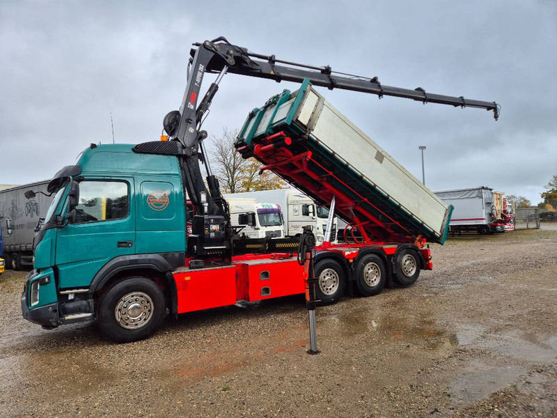 Volvo FMX 500 8x4 // HIAB X-HIPRO 262 EP-5 // 3-Tipper - Kraanaga veoauto: pilt 1 Volvo FMX 500 8x4 // HIAB X-HIPRO 262 EP-5 // 3-Tipper - Kraanaga veoauto: pilt 1