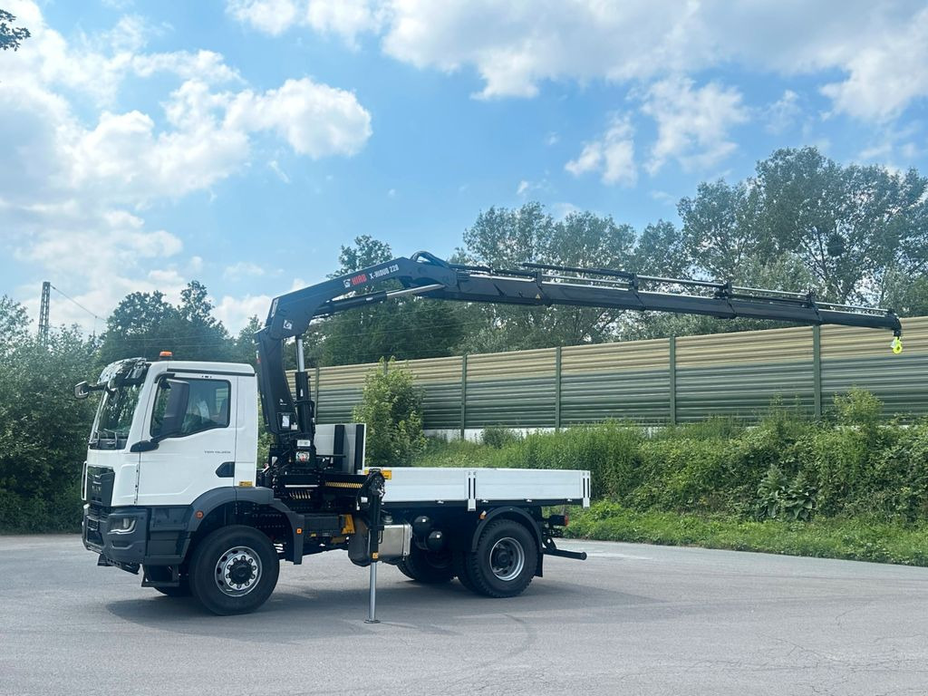 MAN TGM 18.320 4x4 Euro 6e Pritsche Hiab 228-4 Kran - Kraanaga veoauto, Madelveok/ Platvormveok: pilt 2 MAN TGM 18.320 4x4 Euro 6e Pritsche Hiab 228-4 Kran - Kraanaga veoauto, Madelveok/ Platvormveok: pilt 2