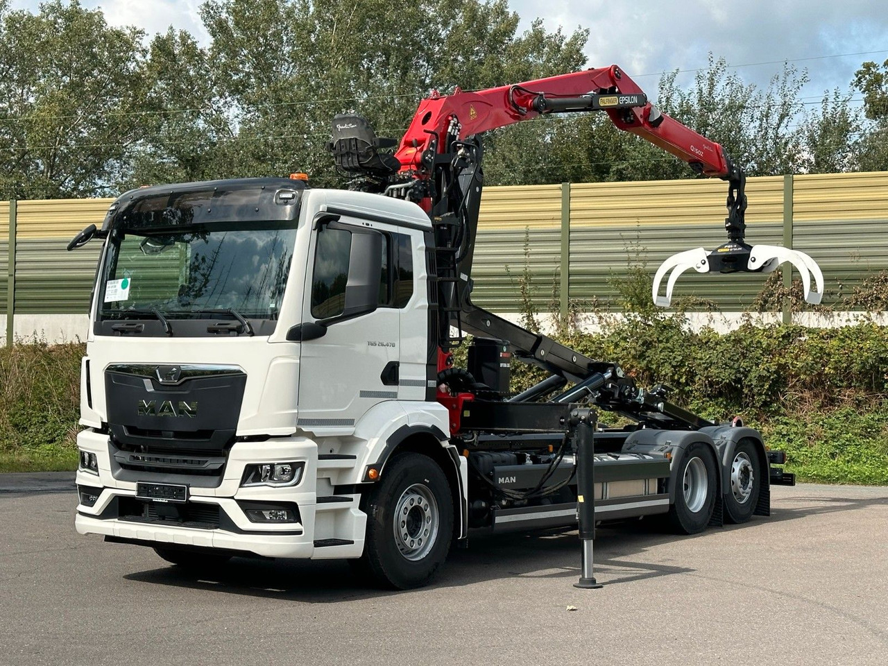 MAN TGS 26.470 6x2 Abrollkipper + Kran EPSILON - Konkstõstukiga veoauto, Kraanaga veoauto: pilt 1 MAN TGS 26.470 6x2 Abrollkipper + Kran EPSILON - Konkstõstukiga veoauto, Kraanaga veoauto: pilt 1