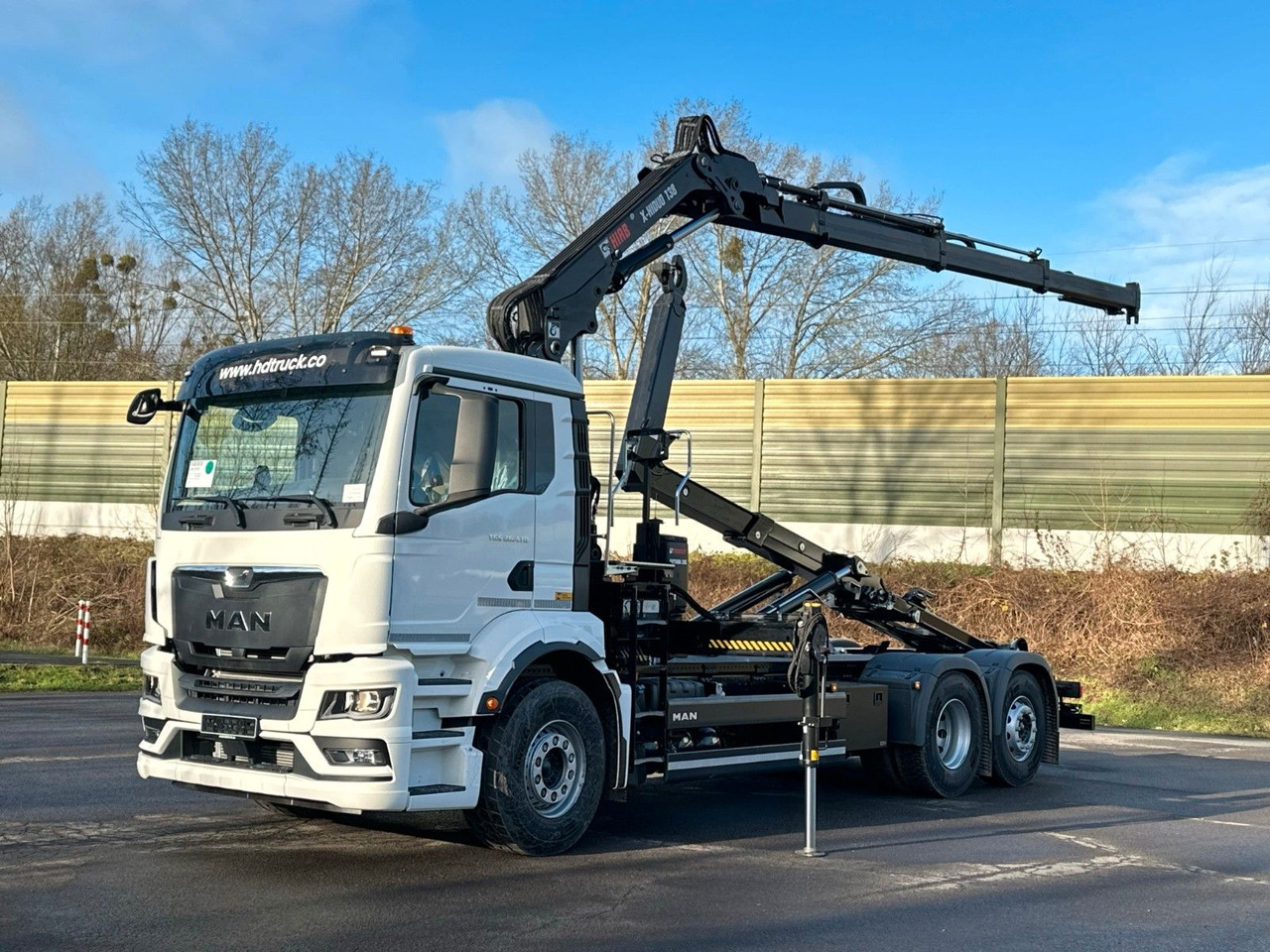 MAN TGS 26.470 6x2 Abrollkipper + Kran Hiab 138-3 - Konkstõstukiga veoauto, Kraanaga veoauto: pilt 2 MAN TGS 26.470 6x2 Abrollkipper + Kran Hiab 138-3 - Konkstõstukiga veoauto, Kraanaga veoauto: pilt 2