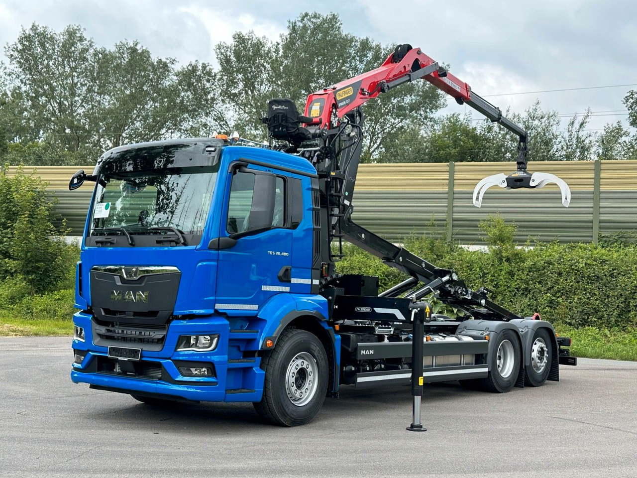 MAN TGS 26.480 6x2 Abrollkipper + Kran EPSILON - Konkstõstukiga veoauto, Kraanaga veoauto: pilt 1 MAN TGS 26.480 6x2 Abrollkipper + Kran EPSILON - Konkstõstukiga veoauto, Kraanaga veoauto: pilt 1