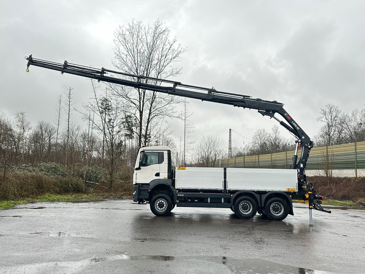 MAN TGS 33.440 6x6 Kran HIAB X-HiPro 302 E 6 - Kraanaga veoauto: pilt 1 MAN TGS 33.440 6x6 Kran HIAB X-HiPro 302 E 6 - Kraanaga veoauto: pilt 1