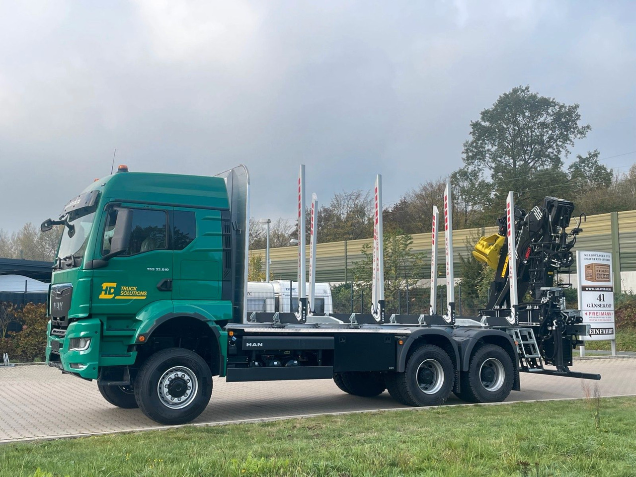 MAN TGS 33.520 6X6 Euro6e Loglift 165 Z Retarder - Metsaveok, Kraanaga veoauto: pilt 2 MAN TGS 33.520 6X6 Euro6e Loglift 165 Z Retarder - Metsaveok, Kraanaga veoauto: pilt 2