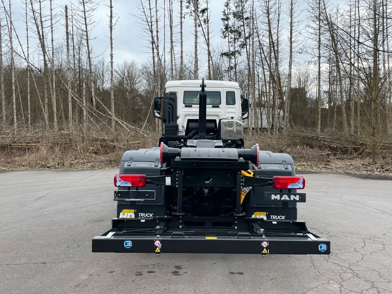 Konkstõstukiga veoauto, Kraanaga veoauto MAN TGS 35.480 8x4 Euro6e Hiab MultLift Abrollkipper: pilt 11