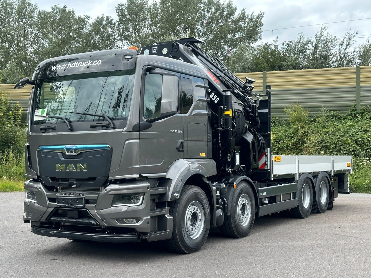 MAN TGS 35.520 8x4 BL HIAB X-HiPro858E-8 & Jib150x-6 - Kraanaga veoauto: pilt 3 MAN TGS 35.520 8x4 BL HIAB X-HiPro858E-8 & Jib150x-6 - Kraanaga veoauto: pilt 3