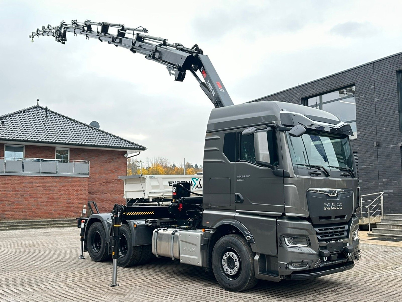 Sadulveok MAN TGX 26.580 6x4 Kran Hiab 302-6 + Jib-4: pilt 14