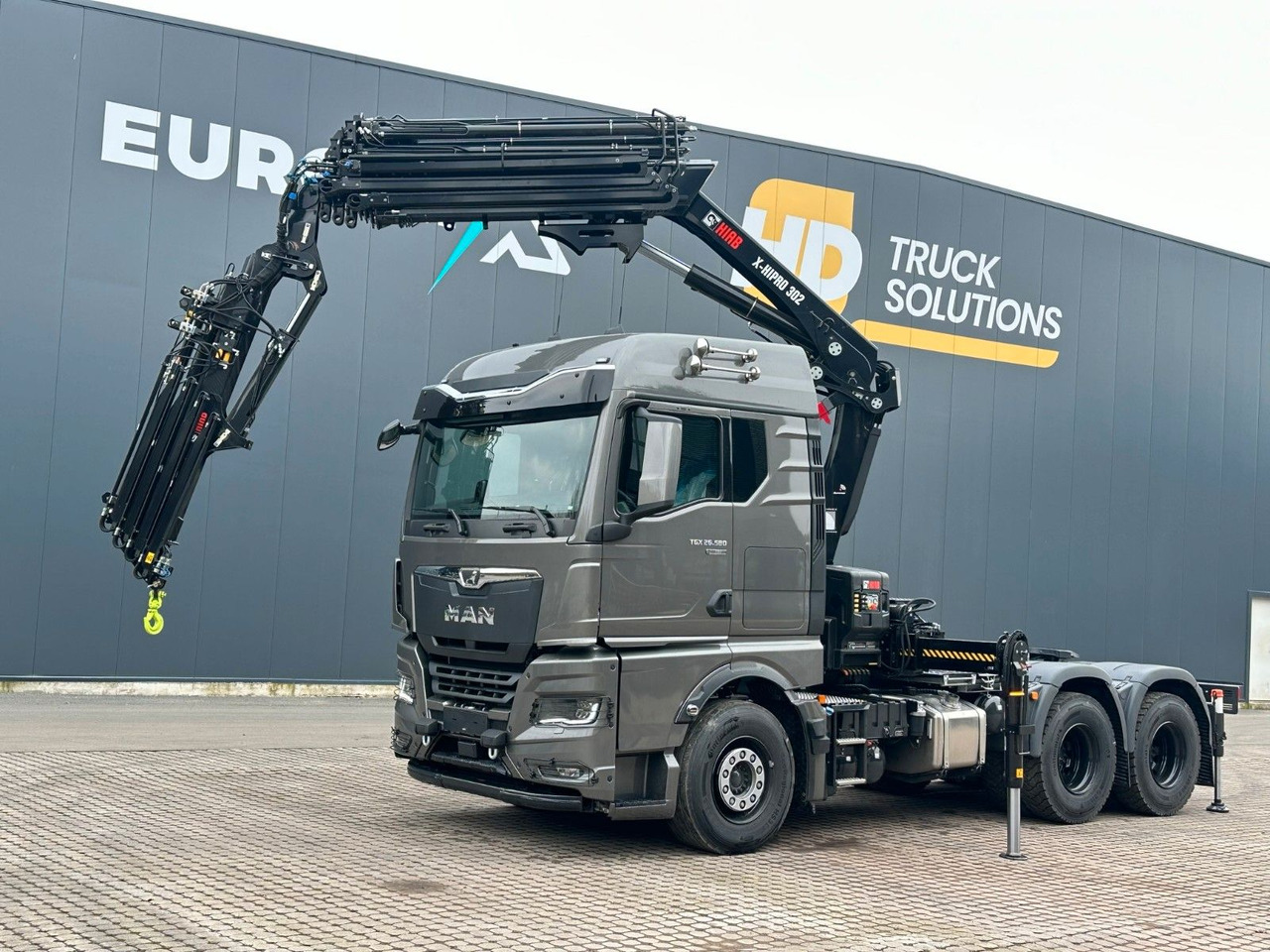 Sadulveok MAN TGX 26.580 6x4 Kran Hiab 302-6 + Jib-4: pilt 11