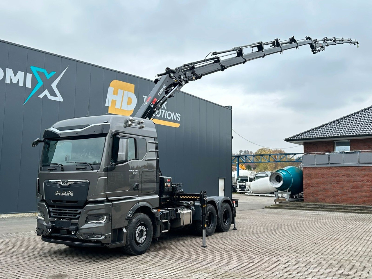 Sadulveok MAN TGX 26.580 6x4 Kran Hiab 302-6 + Jib-4: pilt 12