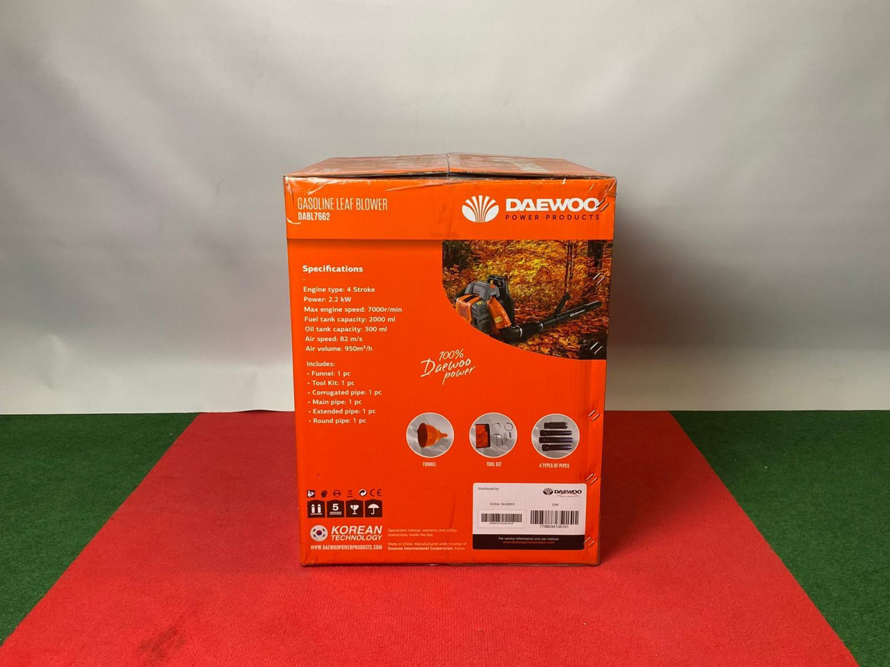 Daewoo DABL7662 Benzine Bladblazer - Puhastusmasin: pilt 3 Daewoo DABL7662 Benzine Bladblazer - Puhastusmasin: pilt 3