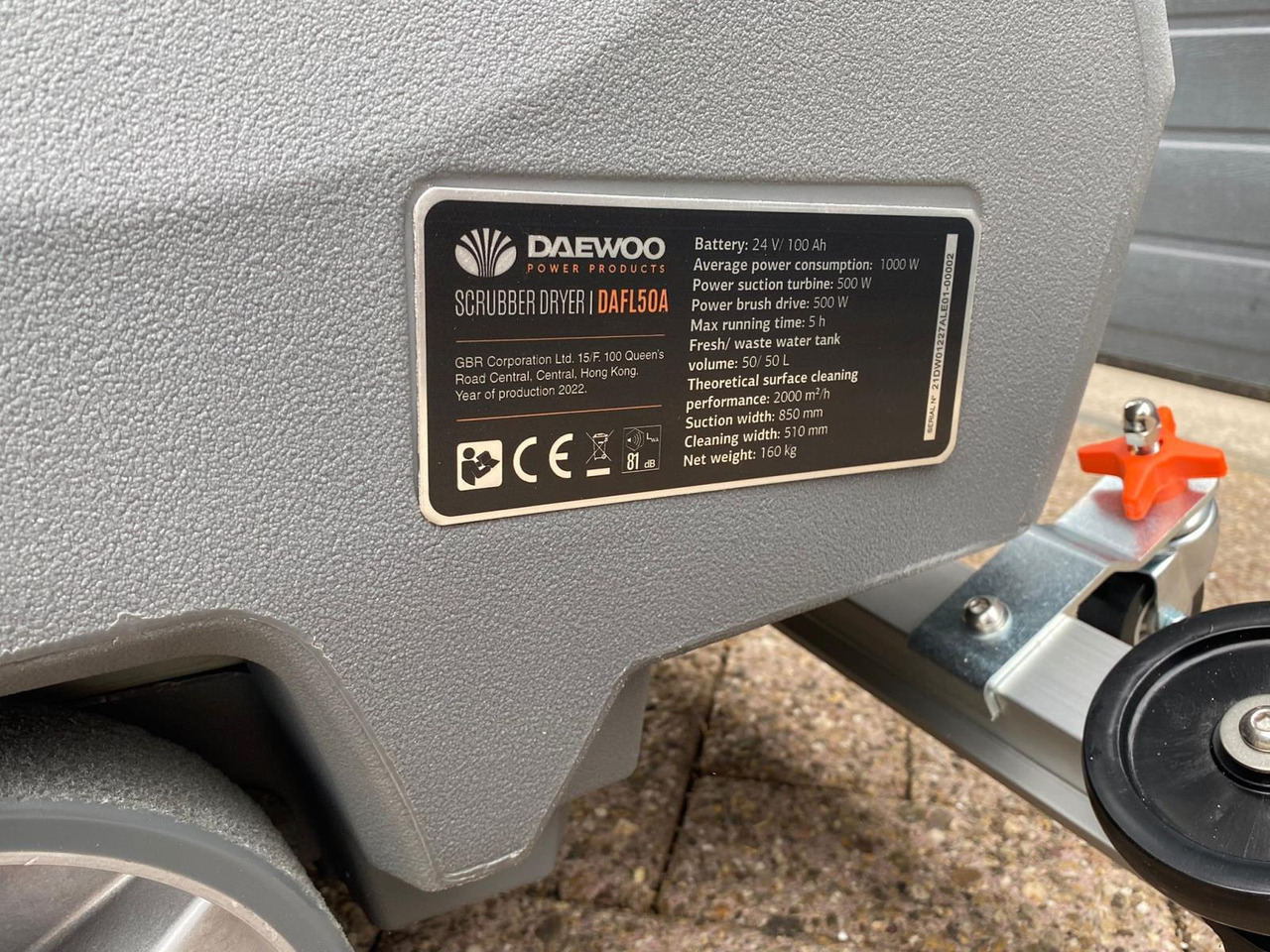Daewoo DAFL50A Schrobzuigmachine - Puhastusmasin: pilt 3 Daewoo DAFL50A Schrobzuigmachine - Puhastusmasin: pilt 3