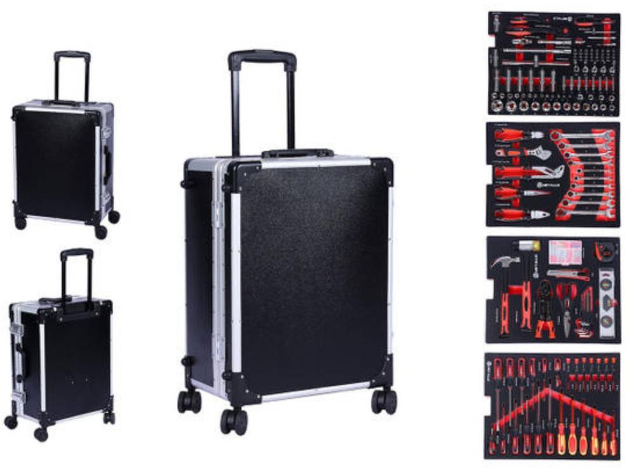 Metallo 202PCS Gereedschapskoffer - Garaažiseadmed: pilt 1 Metallo 202PCS Gereedschapskoffer - Garaažiseadmed: pilt 1