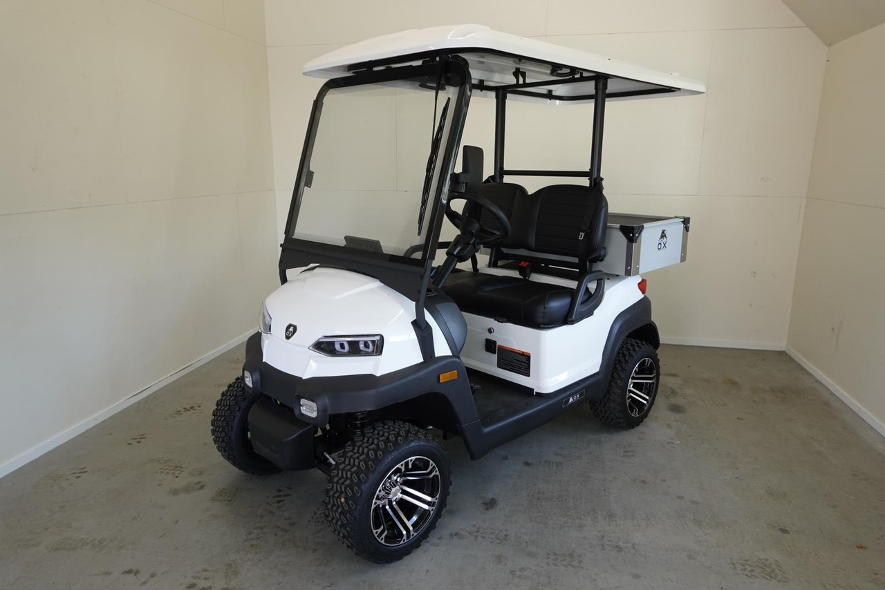 OX ZG2L 2-zits Golfkar met Laadbak Wit Nieuw - Golfiauto: pilt 2 OX ZG2L 2-zits Golfkar met Laadbak Wit Nieuw - Golfiauto: pilt 2