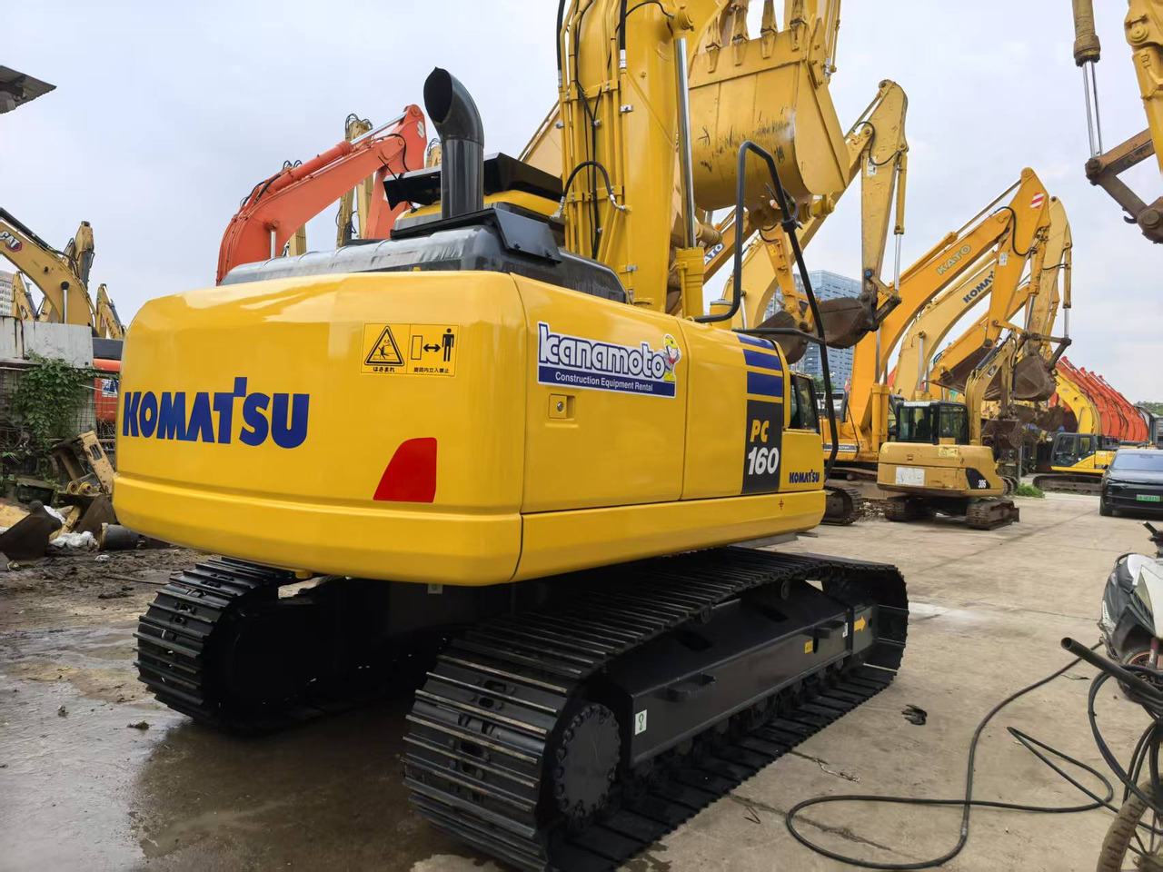 KOMATSU PC160 - Lintekskavaator: pilt 3 KOMATSU PC160 - Lintekskavaator: pilt 3