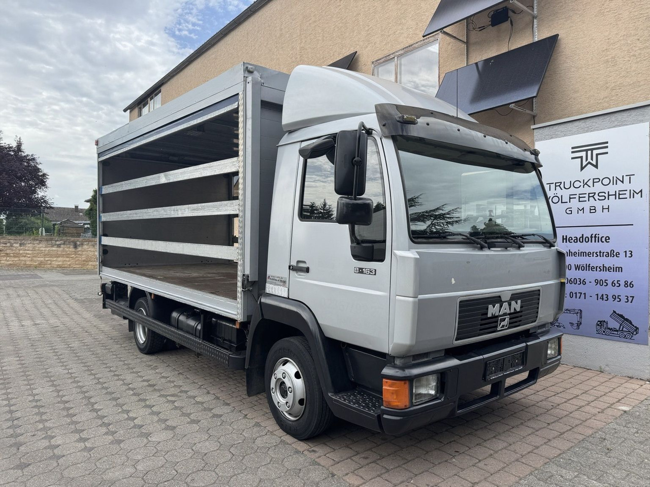 MAN 8. 163 /L2000/LBW-2T./2xAHK - Tent tarbesõiduk: pilt 2 MAN 8. 163 /L2000/LBW-2T./2xAHK - Tent tarbesõiduk: pilt 2