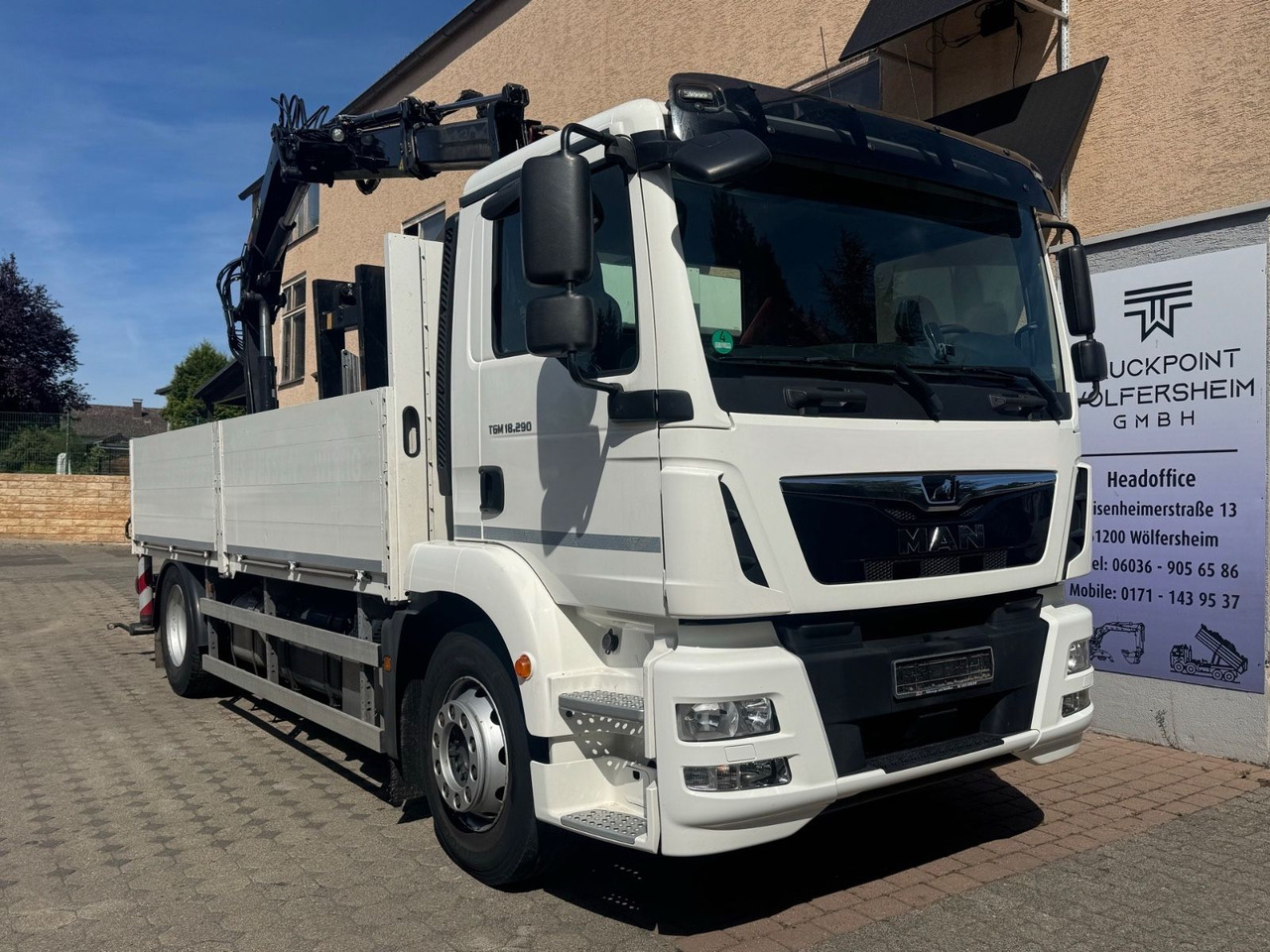 MAN TGM 18.290/HIAB-XS111/JOYSTICK/aus1.Hand - Madelveok/ Platvormveok, Kraanaga veoauto: pilt 1 MAN TGM 18.290/HIAB-XS111/JOYSTICK/aus1.Hand - Madelveok/ Platvormveok, Kraanaga veoauto: pilt 1