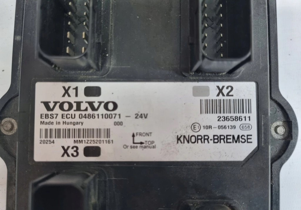 KNORR-BREMSE STEROWNIK MODUŁ EBS 7 ECU VOLVO FH 4 FM 4 23658611 0486110071 - Mootori juhtimisseade: pilt 2 KNORR-BREMSE STEROWNIK MODUŁ EBS 7 ECU VOLVO FH 4 FM 4 23658611 0486110071 - Mootori juhtimisseade: pilt 2