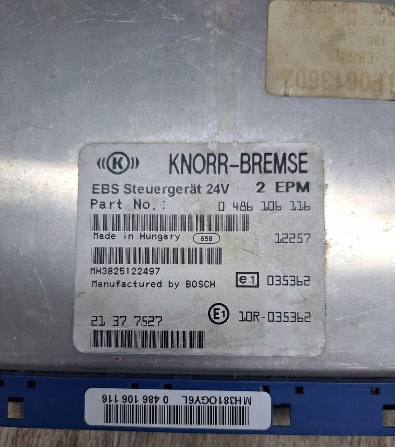 Knorr-Bremse Renault PREMIUM MAGNUM DXI - Mootori juhtimisseade - Veoauto: pilt 1 Knorr-Bremse Renault PREMIUM MAGNUM DXI - Mootori juhtimisseade - Veoauto: pilt 1