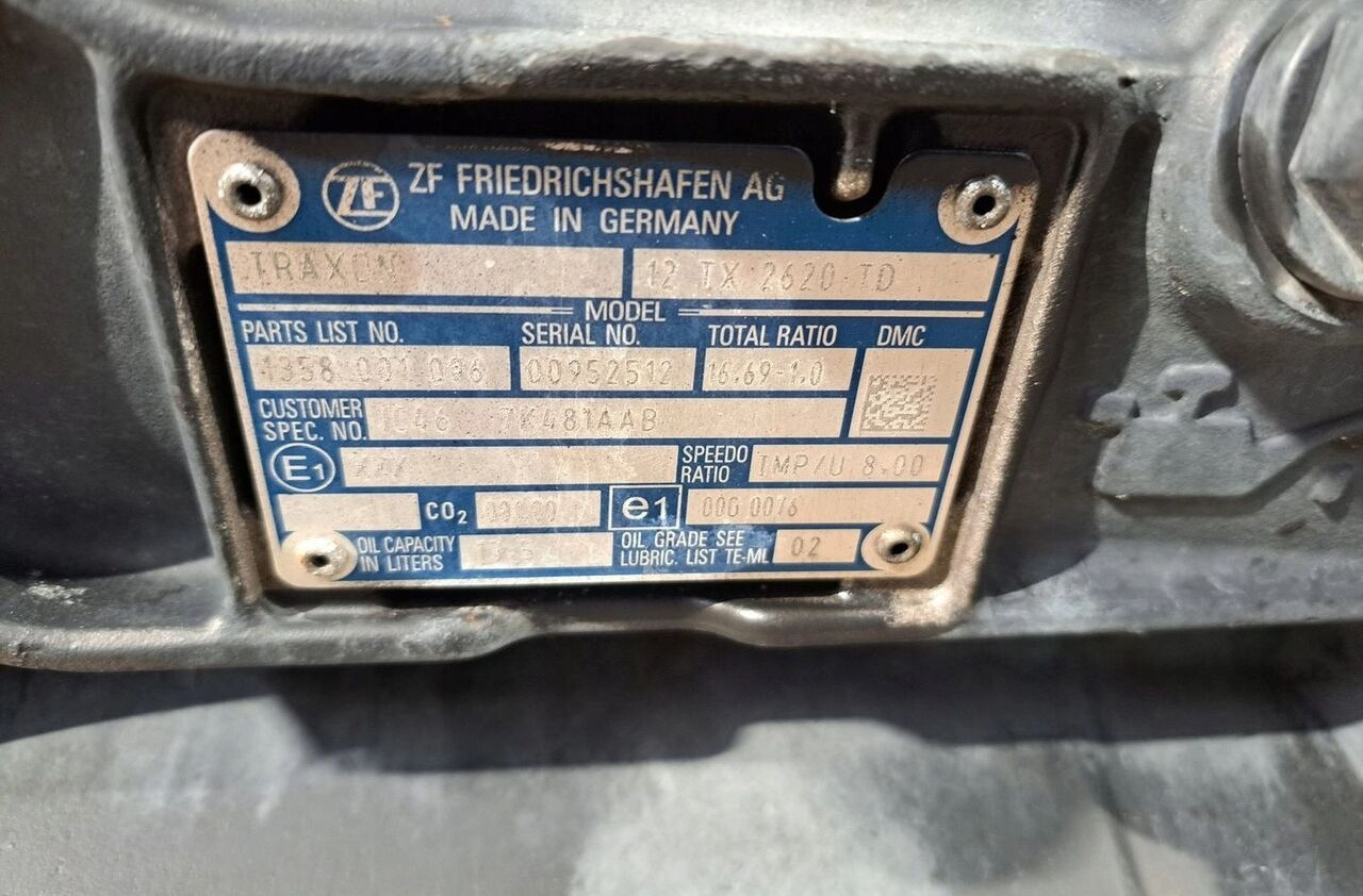 ZF TRAXON - Käigukast - Veoauto: pilt 5 ZF TRAXON - Käigukast - Veoauto: pilt 5