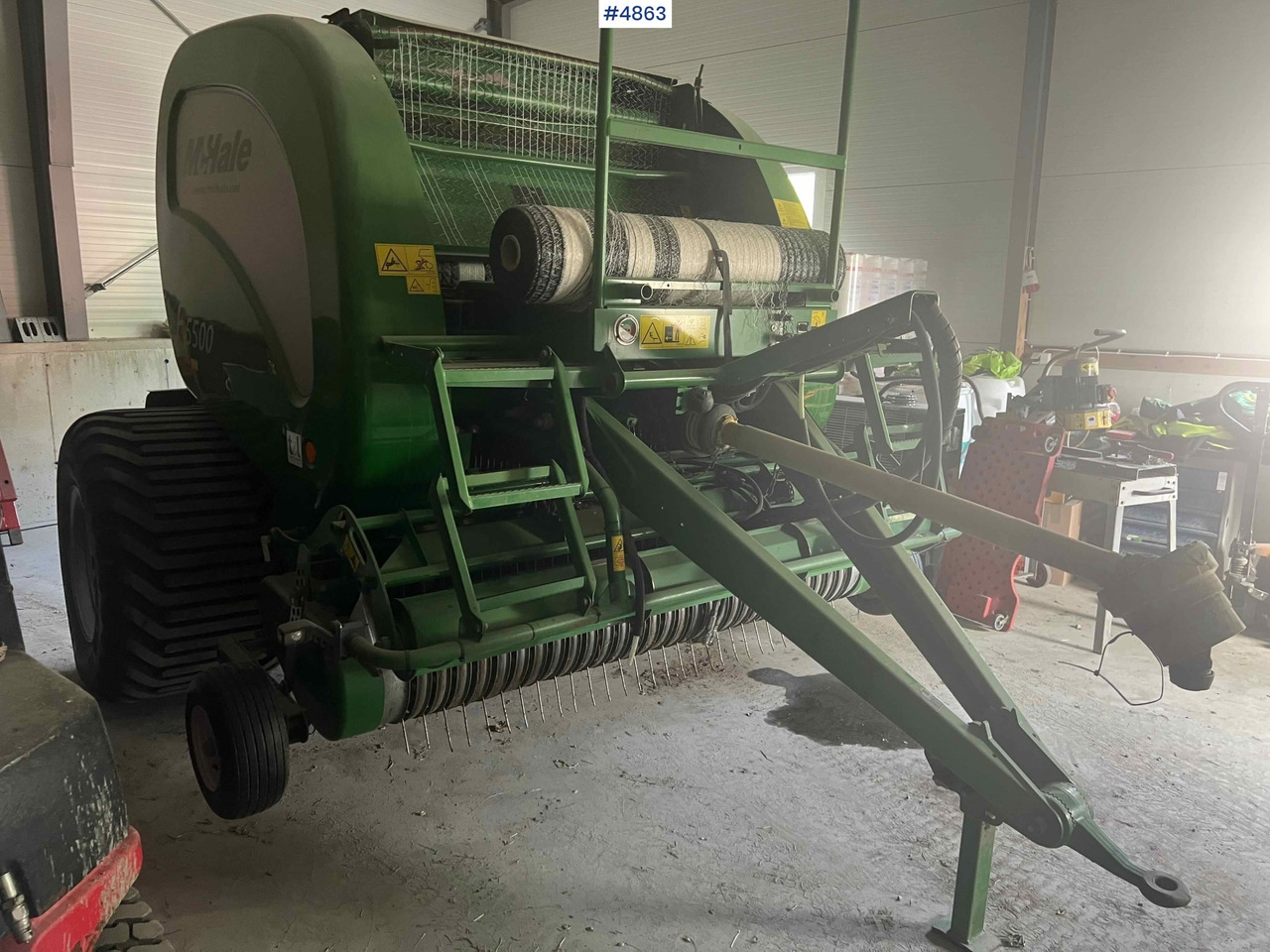 016 Mchale f5500 round baler - Heinapress, ümmargune: pilt 5 016 Mchale f5500 round baler - Heinapress, ümmargune: pilt 5