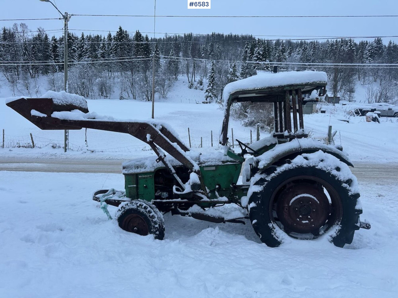 1969 Deutz D5005 tractor w/ front loader. Rep. object. - Traktor: pilt 1 1969 Deutz D5005 tractor w/ front loader. Rep. object. - Traktor: pilt 1