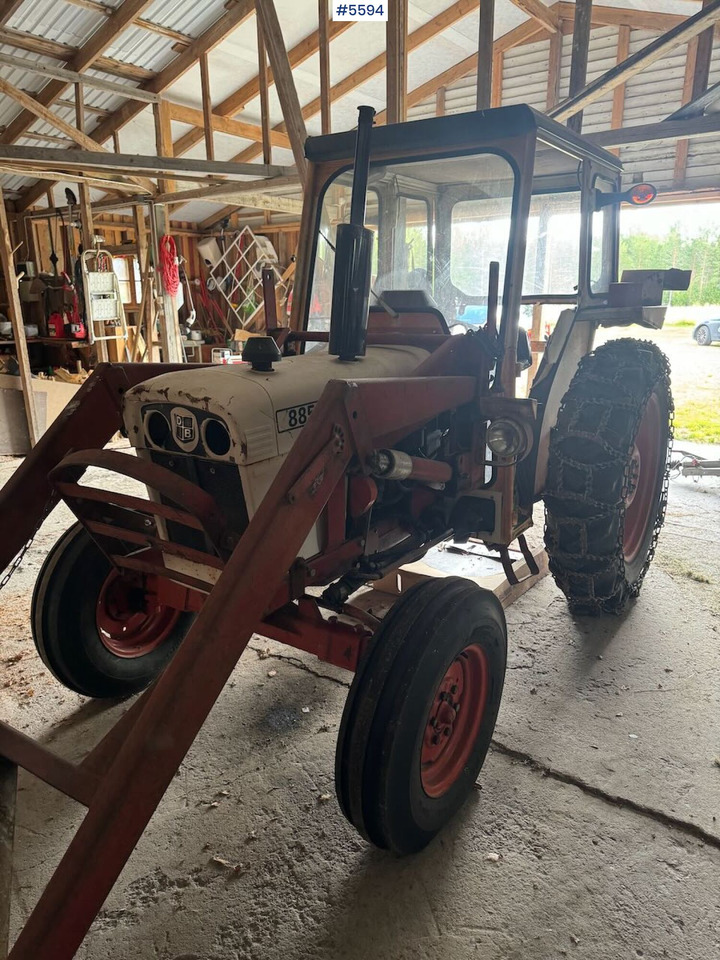 1974 David Brown 885 w/ loaders and chain. - Traktor: pilt 1 1974 David Brown 885 w/ loaders and chain. - Traktor: pilt 1
