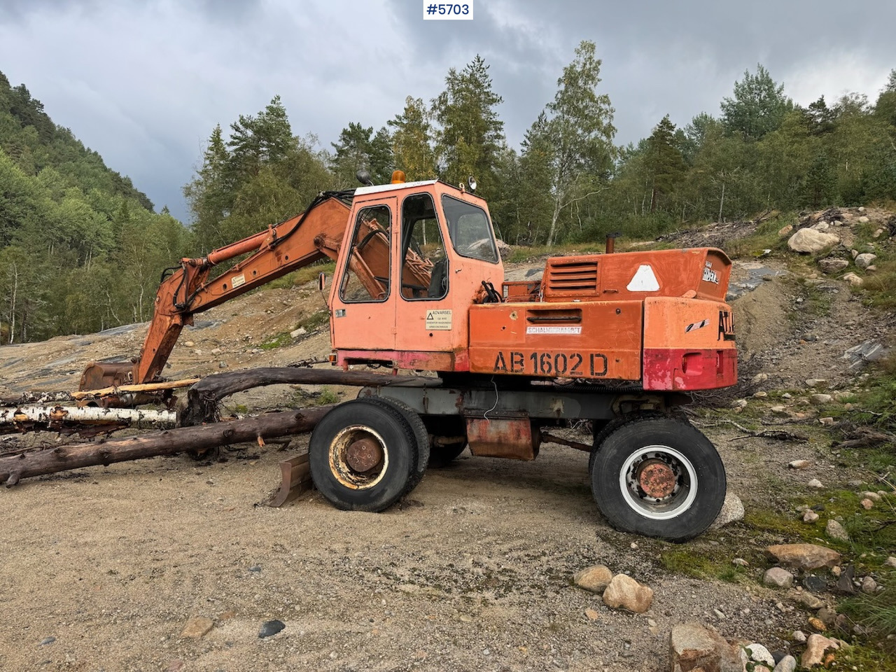 1977 Atlas 1602 D - Ekskavaator: pilt 3 1977 Atlas 1602 D - Ekskavaator: pilt 3