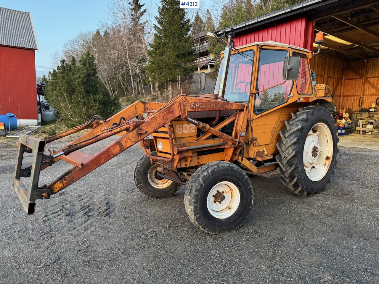 1980 Valmet 602 m/ frontlaster - Traktor: pilt 1 1980 Valmet 602 m/ frontlaster - Traktor: pilt 1