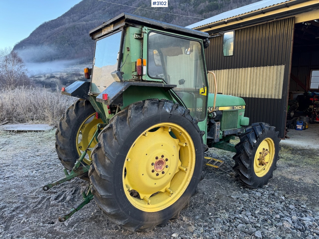 Traktor 1981 John Deere 1140 Synchron with front loader: pilt 6