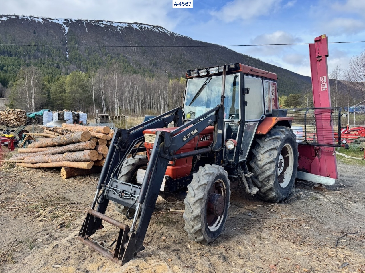 1982 Fiat 640DT Tractor w/ Front loader. - Traktor: pilt 3 1982 Fiat 640DT Tractor w/ Front loader. - Traktor: pilt 3