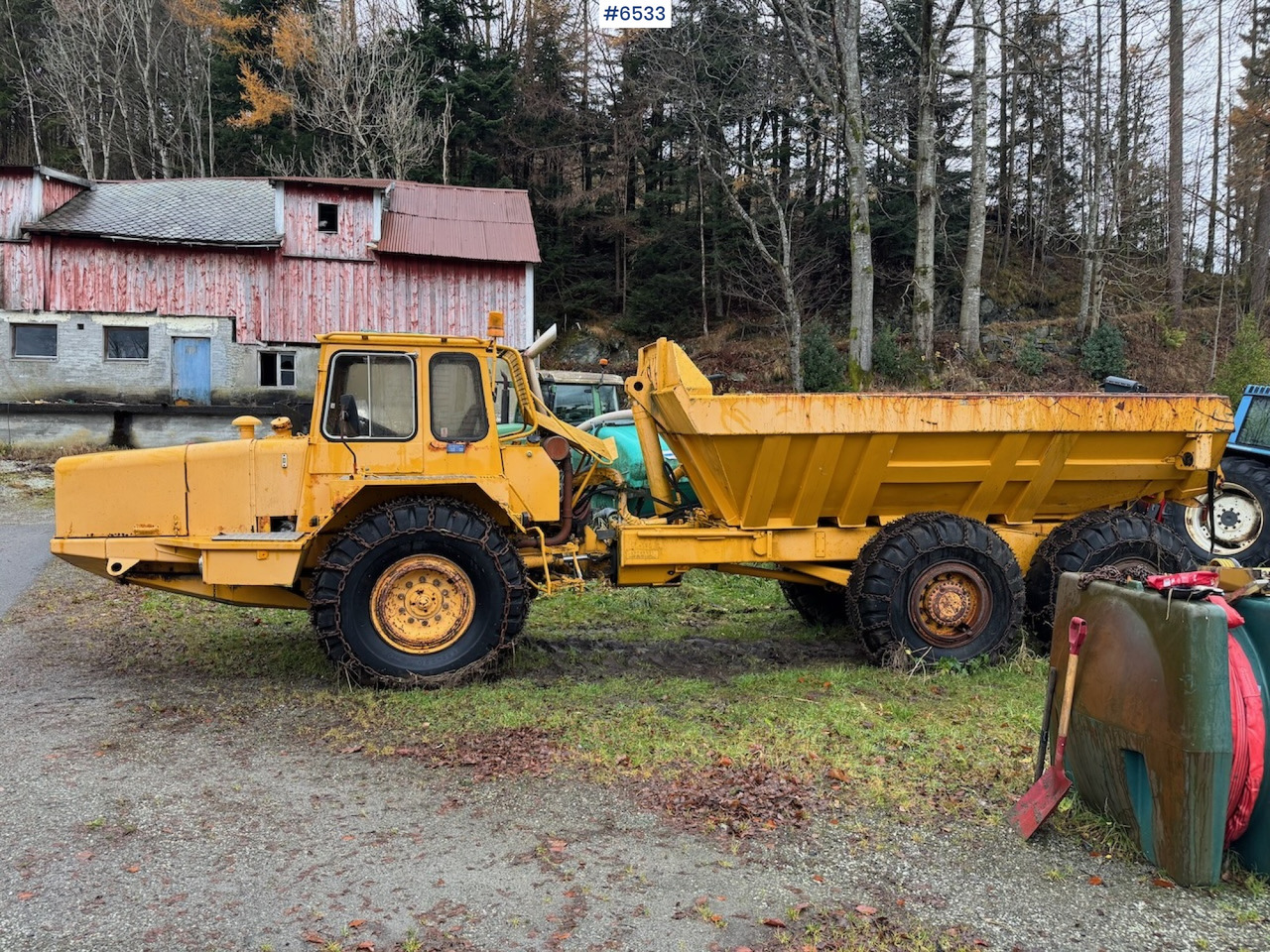 1984 Volvo 861 Dumper 6x6. Lightly repair object. - Liigendkallur: pilt 1 1984 Volvo 861 Dumper 6x6. Lightly repair object. - Liigendkallur: pilt 1