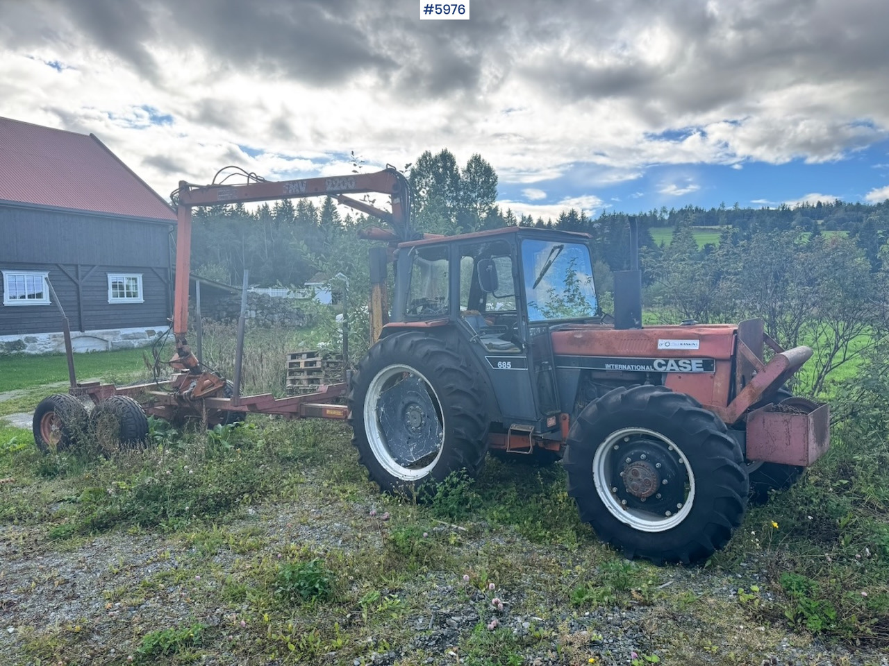 1985 Case International 685 with Log Trailer - Traktor: pilt 4 1985 Case International 685 with Log Trailer - Traktor: pilt 4