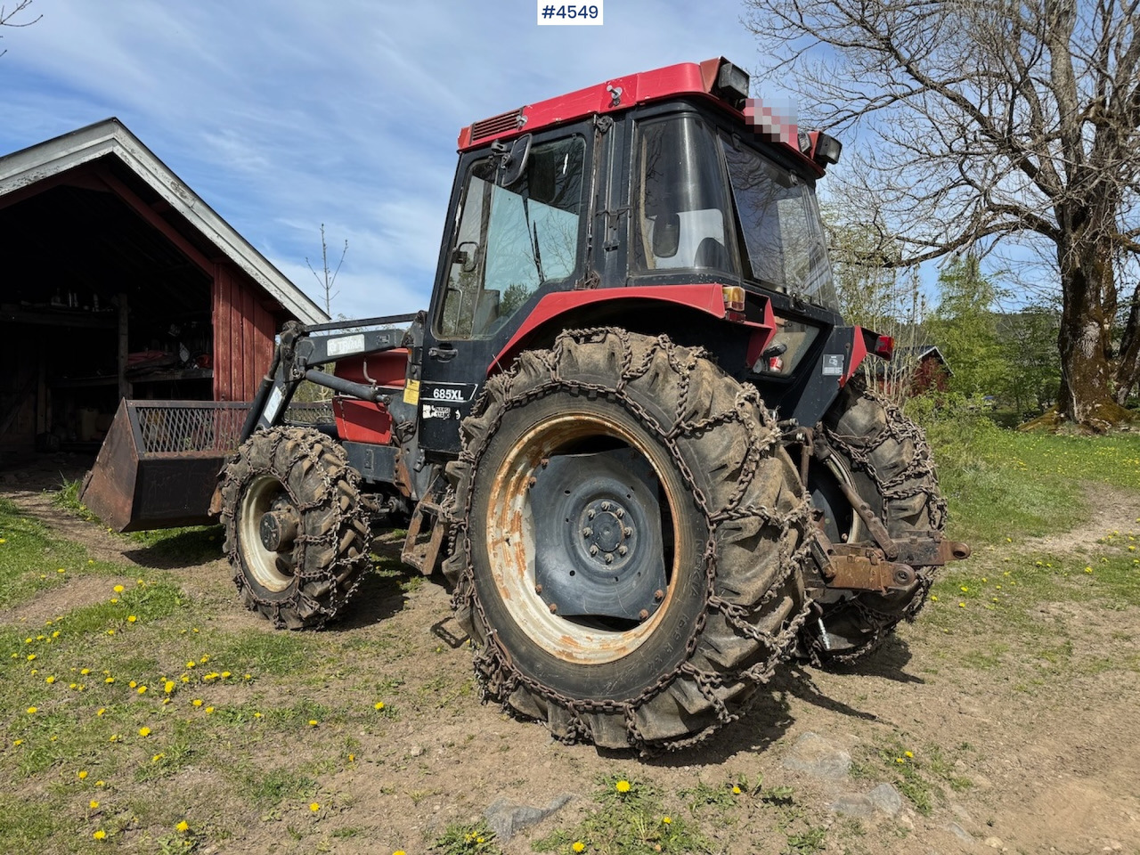 1987 Case 685 XL w/front loader. - Traktor: pilt 3 1987 Case 685 XL w/front loader. - Traktor: pilt 3