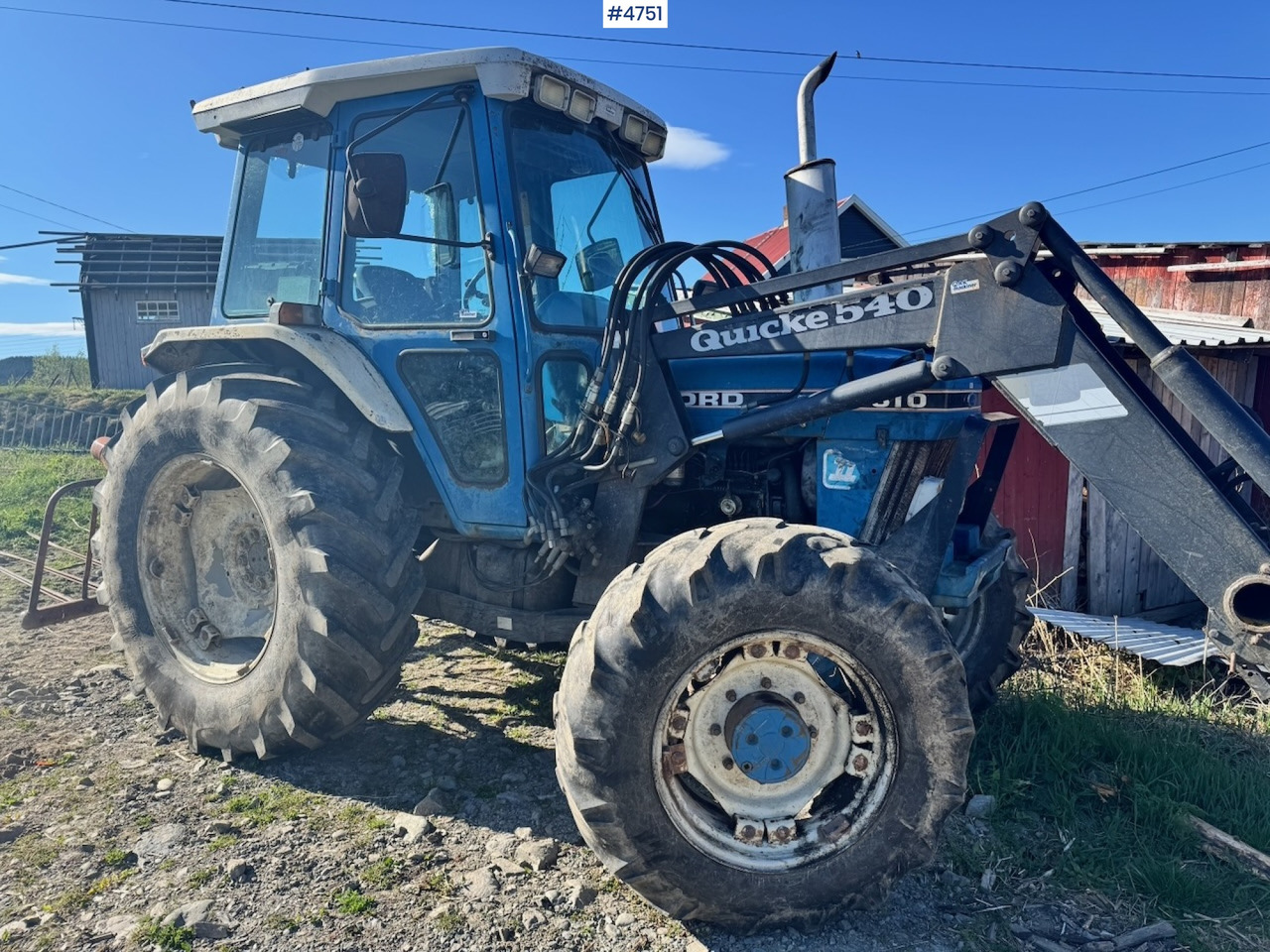 1987 Ford 6610 4x4 w/ Front loader. - Traktor: pilt 2 1987 Ford 6610 4x4 w/ Front loader. - Traktor: pilt 2
