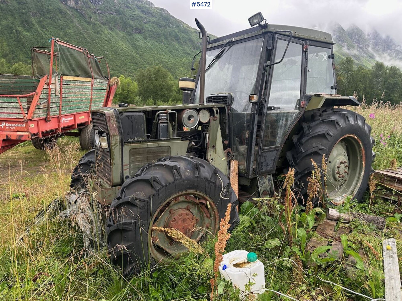 1988 Massey-Ferguson 375 tractor w/ front loader, earthmoving bucket and snow bucket. - Traktor: pilt 1 1988 Massey-Ferguson 375 tractor w/ front loader, earthmoving bucket and snow bucket. - Traktor: pilt 1