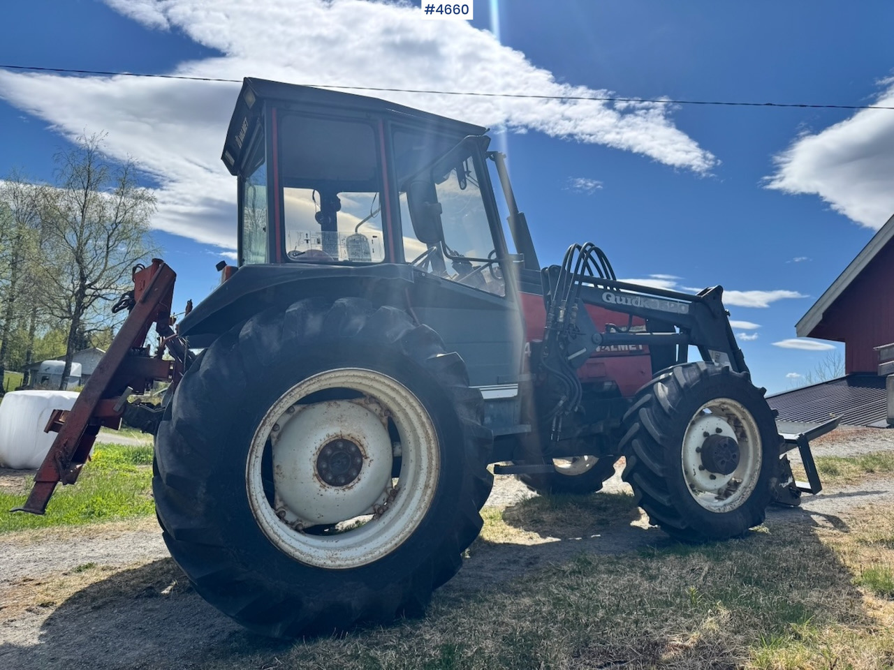 1989 Valmet 455 4x4 w/ Front loader - Traktor: pilt 5 1989 Valmet 455 4x4 w/ Front loader - Traktor: pilt 5