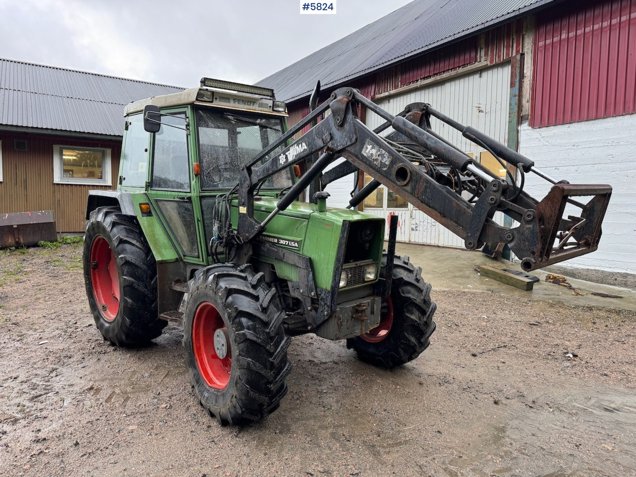 1991 Fendt Farmer 307 LSA w/ front loader. - Traktor: pilt 4 1991 Fendt Farmer 307 LSA w/ front loader. - Traktor: pilt 4