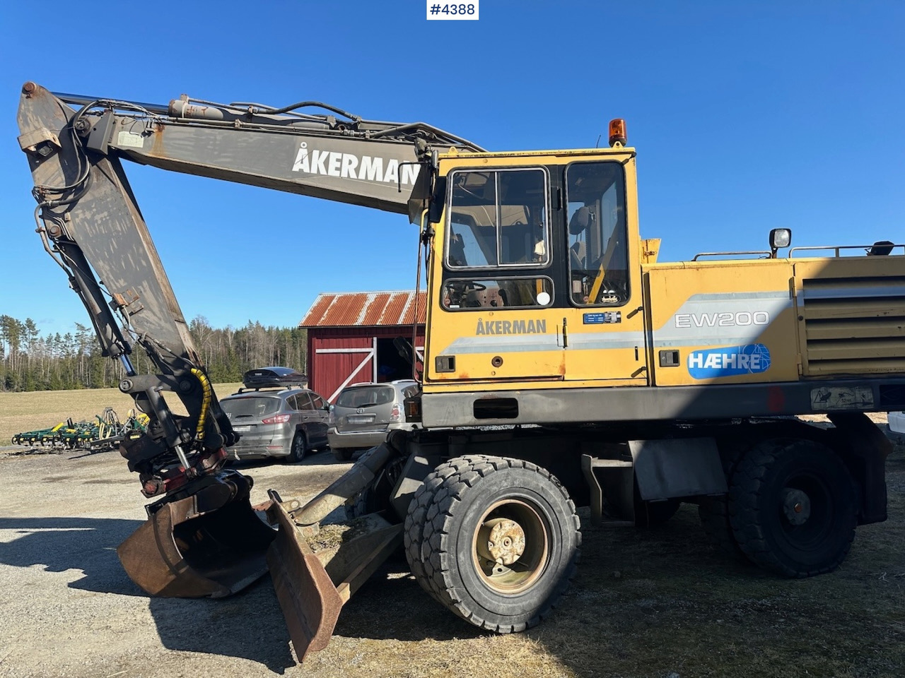 1995 Åkermann EW200 Wheel machine w/ grading bucket og tiltrotator. WATCH VIDEO. - Ekskavaator: pilt 2 1995 Åkermann EW200 Wheel machine w/ grading bucket og tiltrotator. WATCH VIDEO. - Ekskavaator: pilt 2