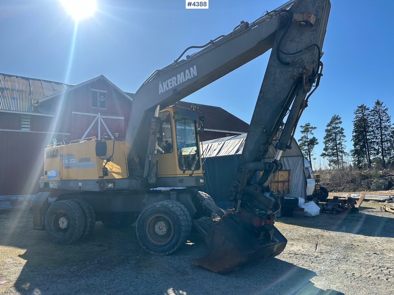 1995 Åkermann EW200 Wheel machine w/ grading bucket og tiltrotator. WATCH VIDEO. - Ekskavaator: pilt 1 1995 Åkermann EW200 Wheel machine w/ grading bucket og tiltrotator. WATCH VIDEO. - Ekskavaator: pilt 1