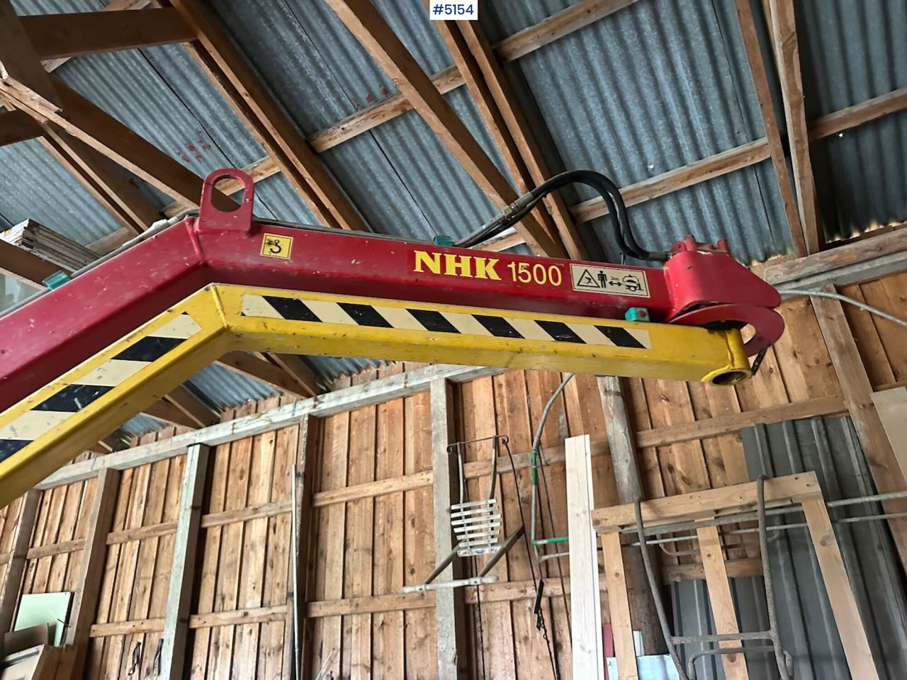 1997 NHK 1500 round bale wrapper - Kaarutusseadmed: pilt 3 1997 NHK 1500 round bale wrapper - Kaarutusseadmed: pilt 3