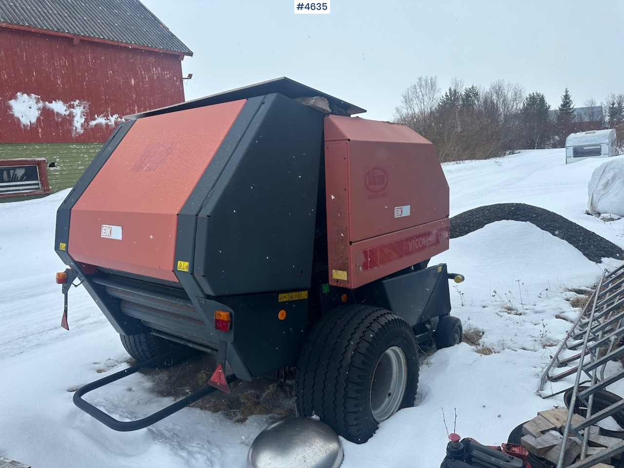 1998 Vicon RF 130 Round baler. - Kaarutusseadmed: pilt 4 1998 Vicon RF 130 Round baler. - Kaarutusseadmed: pilt 4